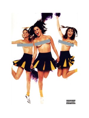 Hooray For Boobies Cheerleaders Promotional Postcard