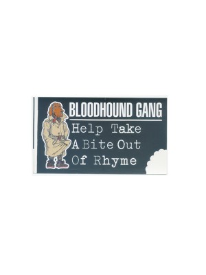 Help Take A Bite Out Of Rhyme Sticker