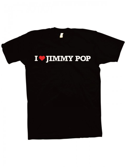 I Love Jimmy Pop T-Shirt (Black)