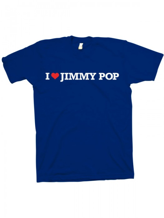 I Love Jimmy Pop T-Shirt (Blue)